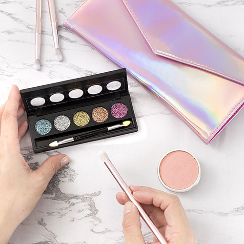 QUINTETO COMPACT GLITTER X 5 (3gr) | Vista 3