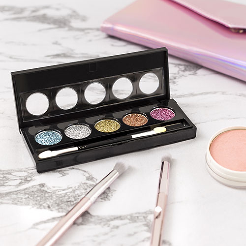 QUINTETO COMPACT GLITTER X 5 (3gr) | Vista 2