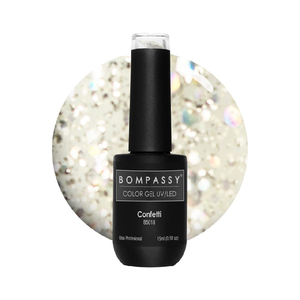 B05018 BOMPASSY ESMALTE SEMI CONFETTI 15 ML