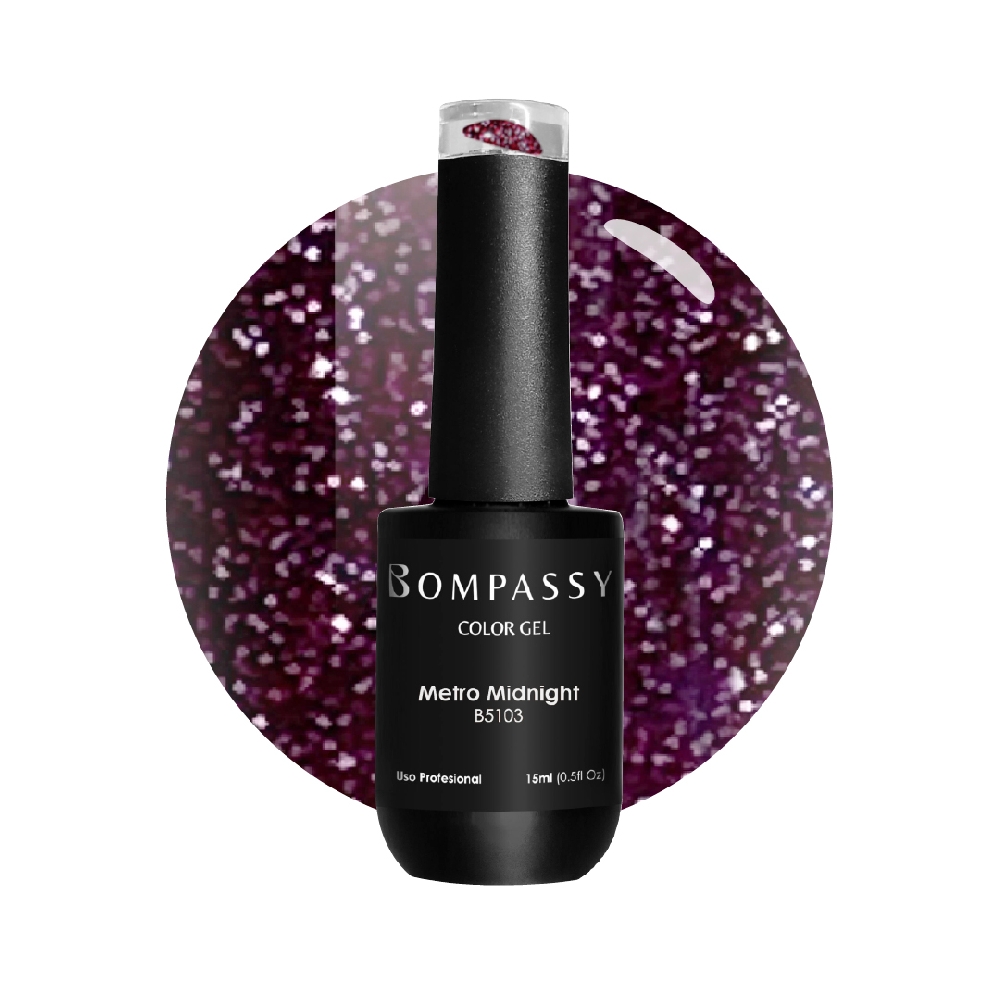 B05103 BOMPASSY ESMALTE SEMI METRO MIDNIGHT 15ml