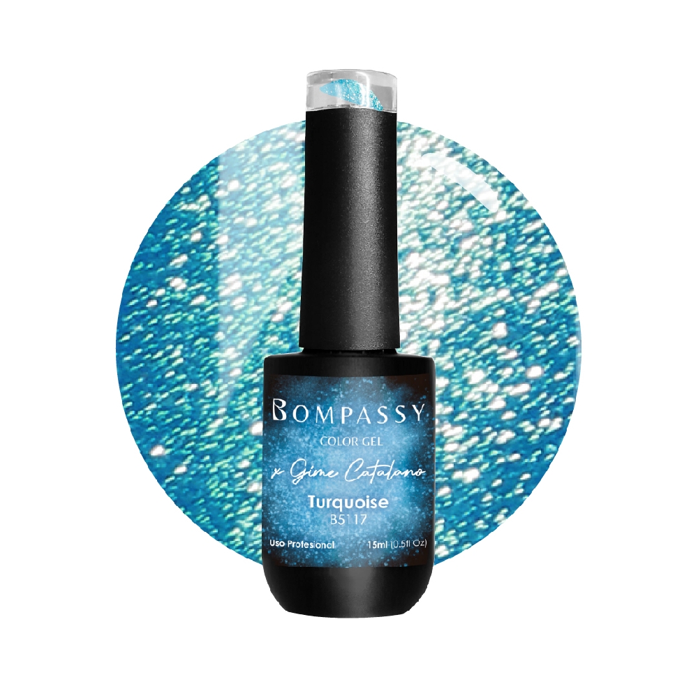 B05117 BOMPASSY ESMALTE SEMI TURQUOISE CAPSULA G.C. 15ML