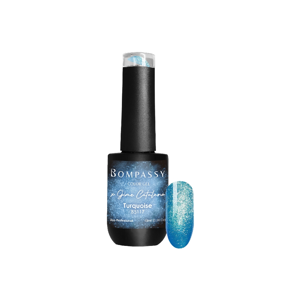 BOMPASSY ESMALTE SEMI TURQUOISE CAPSULA G.C. 15ML | Vista 3