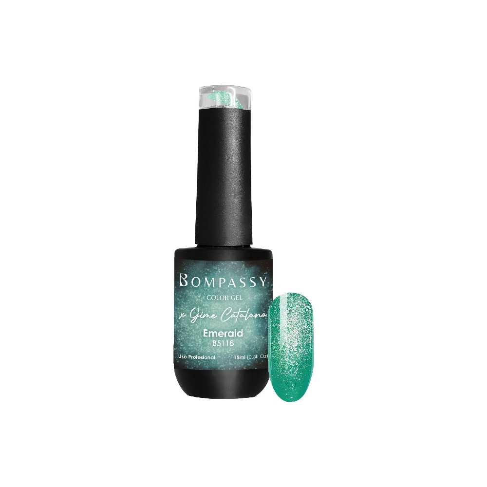 BOMPASSY ESMALTE SEMI EMERALD CAPSULA G.C. 15ML | Vista 3