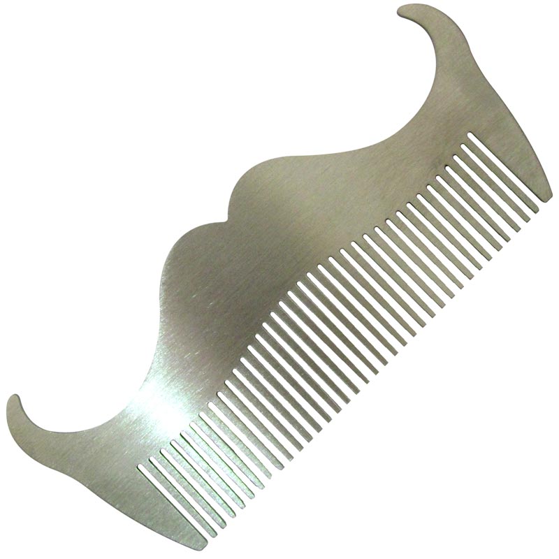 B07557 PEINE BIGOTE - METAL