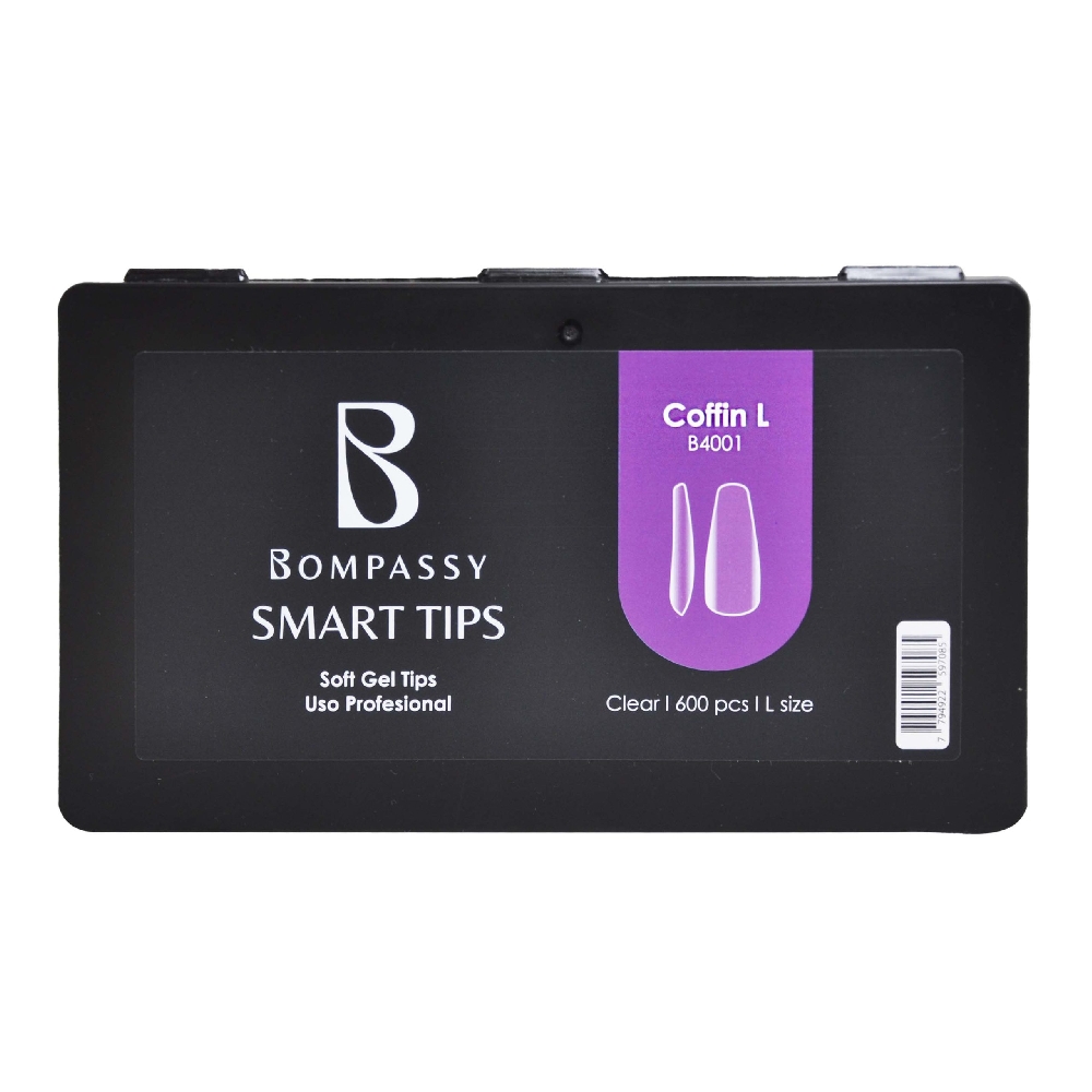 B04001 BOMPASSY SOFT GEL TIPS COFFIN L