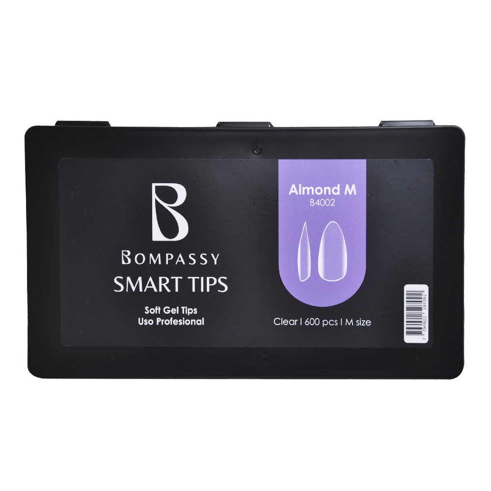 B04002 BOMPASSY SOFT GEL TIPS ALMOND M