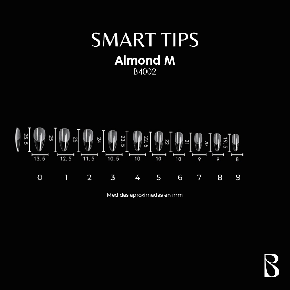 BOMPASSY SOFT GEL TIPS ALMOND M | Vista 3