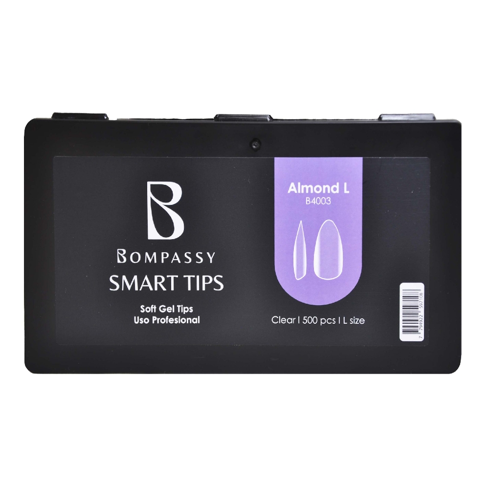 B04003 BOMPASSY SOFT GEL TIPS ALMOND L