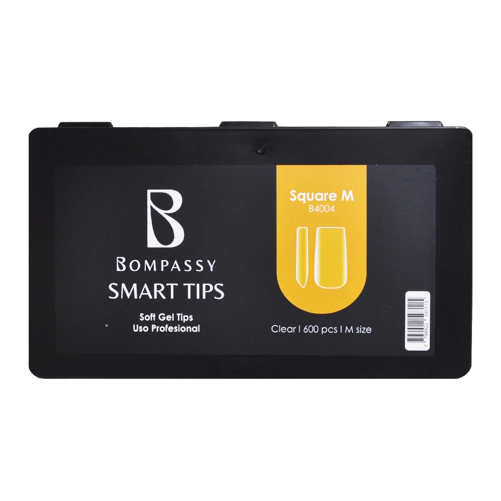 B04004 BOMPASSY SOFT GEL TIPS SQUARE M