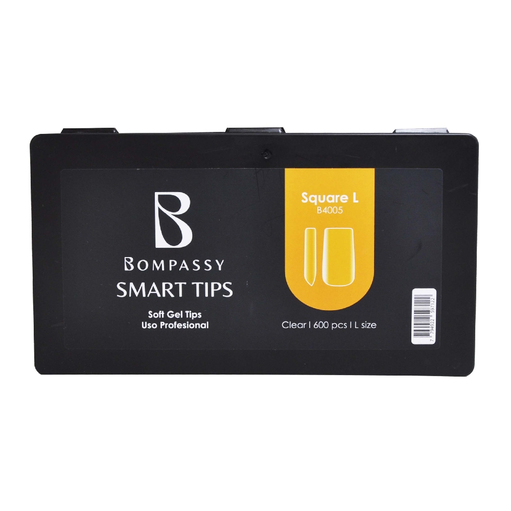 B04005 BOMPASSY SOFT GEL TIPS SQUARE L
