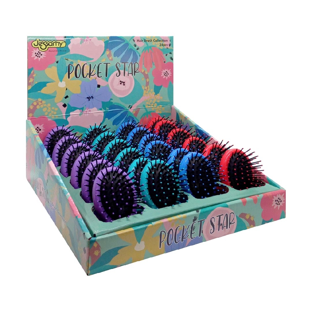 C00047 EXHIB CEP/PEINE MINI C/ESPEJO X 24