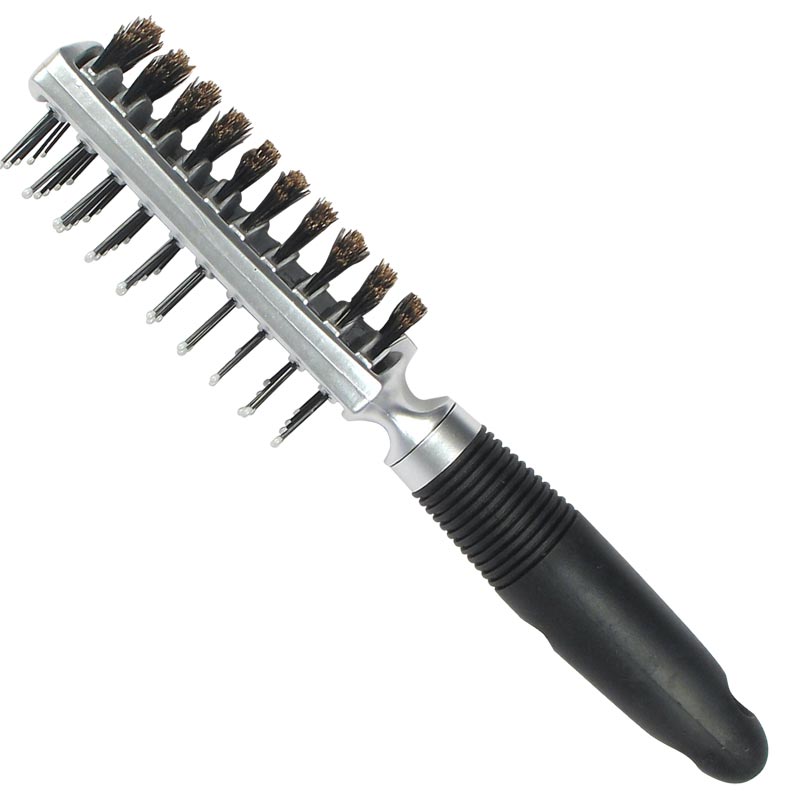 C00961 CEPILLO RECTANGULAR METAL 2 CERDAS AIREADO