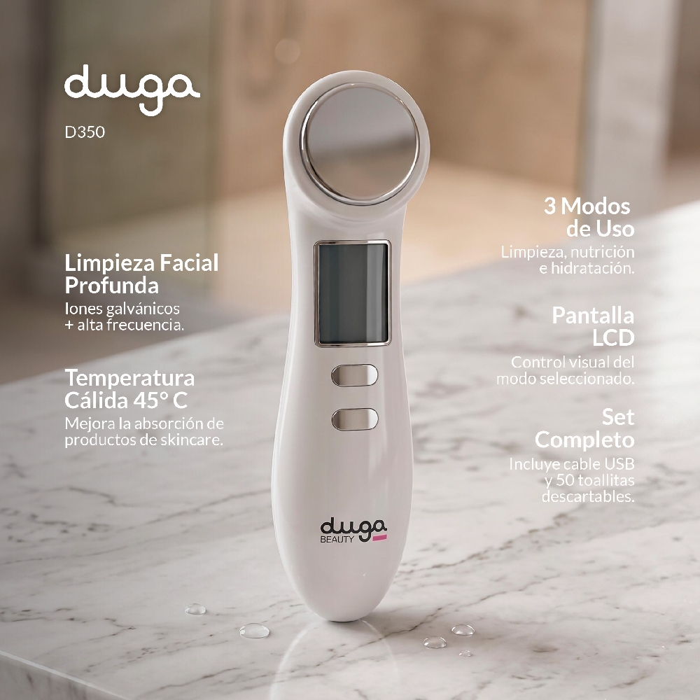MASAJEADOR LIMPIADOR IONICO FACIAL DUGA | Vista 2