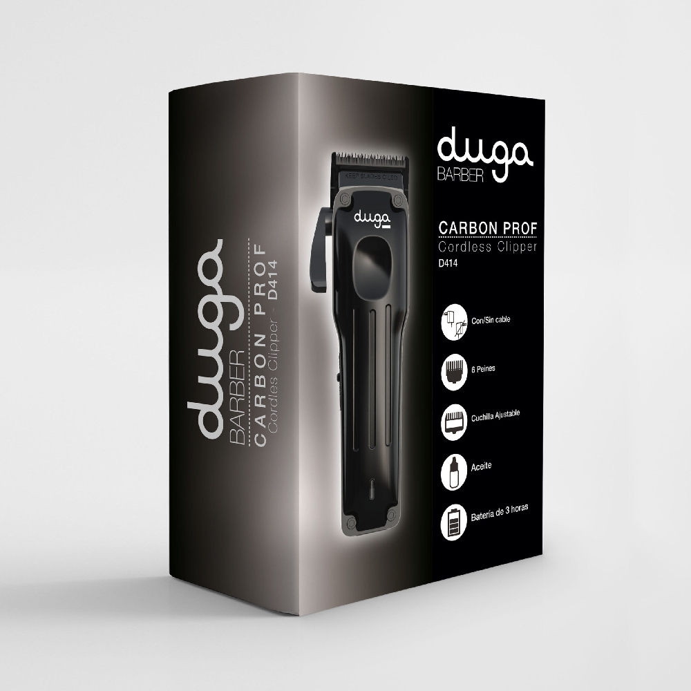 DUGA MAQUINA CARBON PROF CORDLESS CLIPPER | Vista 4