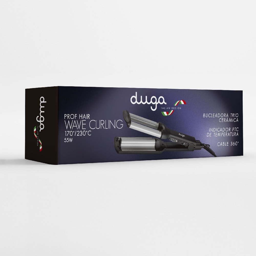 DUGA PLANCHA ONDAS AL AGUA DE CERÁMICA 55W | Vista 3