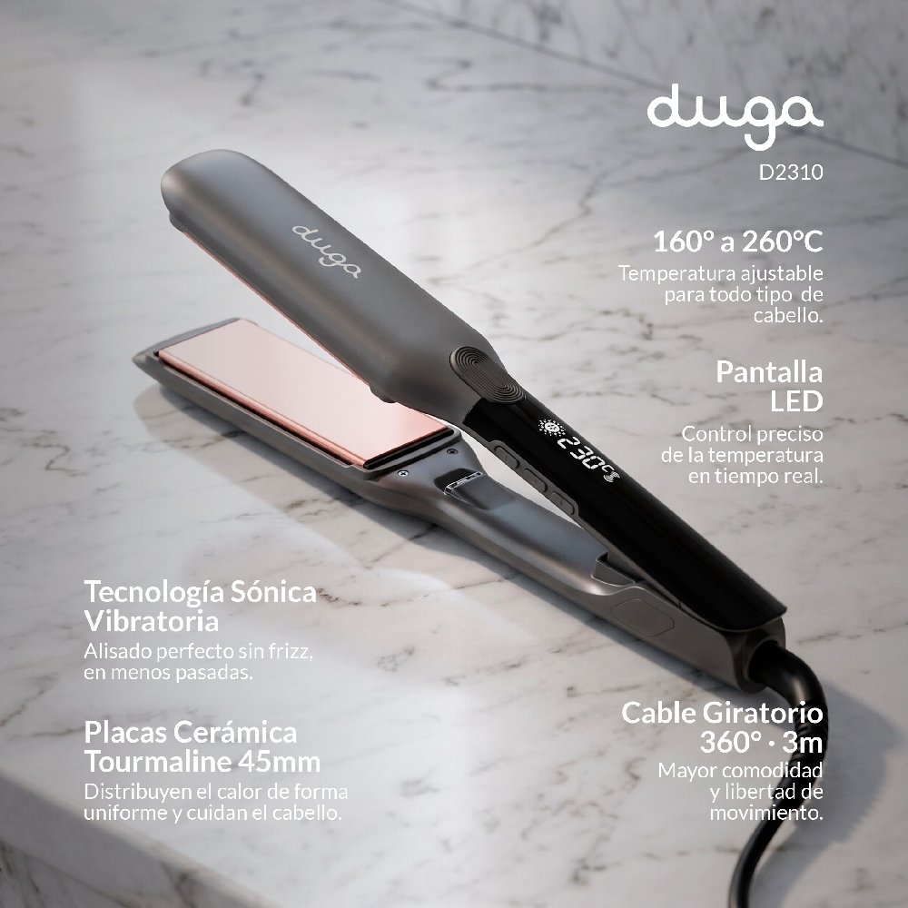 DUGA PLANCHA MEGA SONIC VIBRA CERAMICA | Vista 2