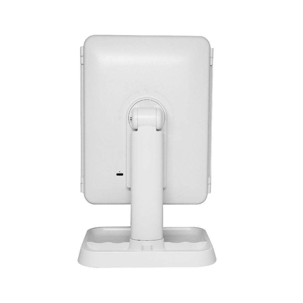 ESPEJO CAPITONE BLANCO CON USB | Vista 4