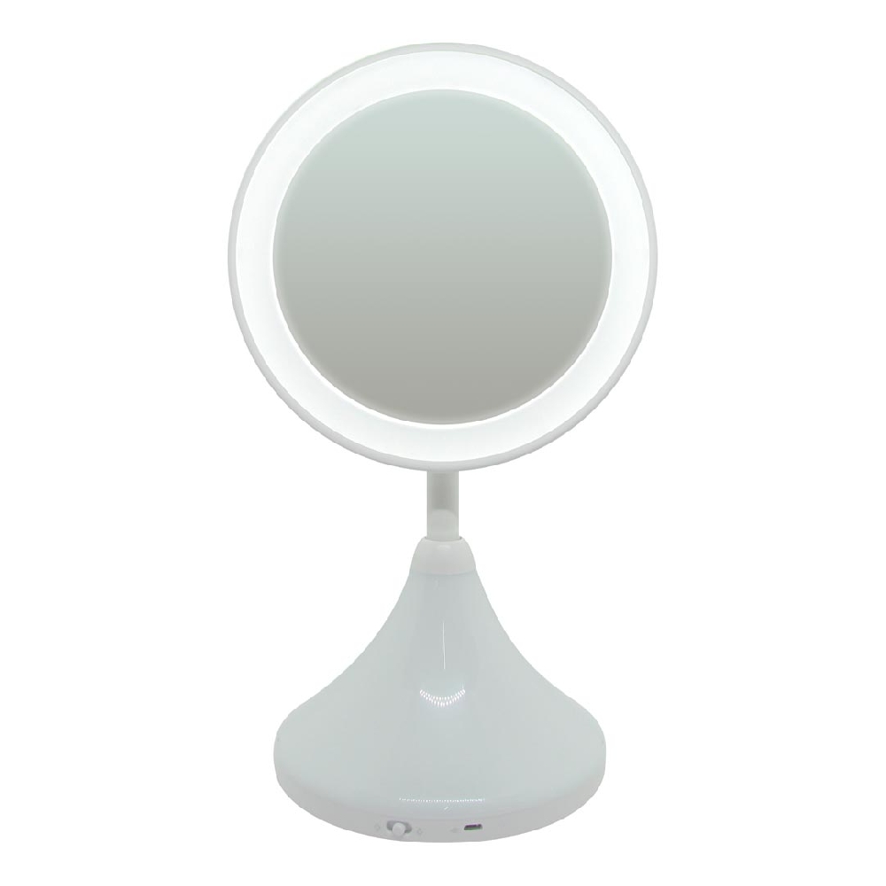 ESPEJO LED 15cm diám 10X LUZ DE NOCHE | Vista 3