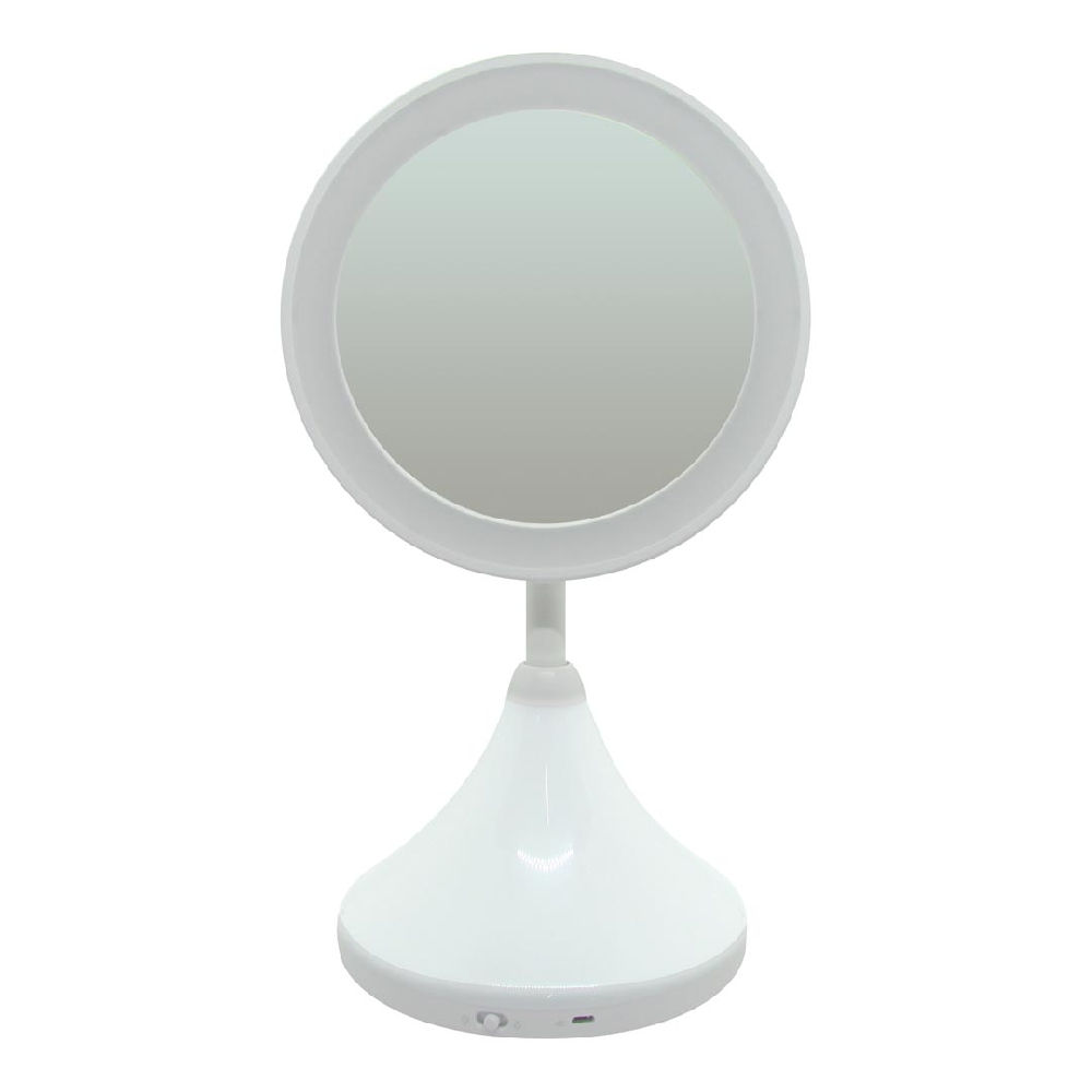 ESPEJO LED 15cm diám 10X LUZ DE NOCHE | Vista 4