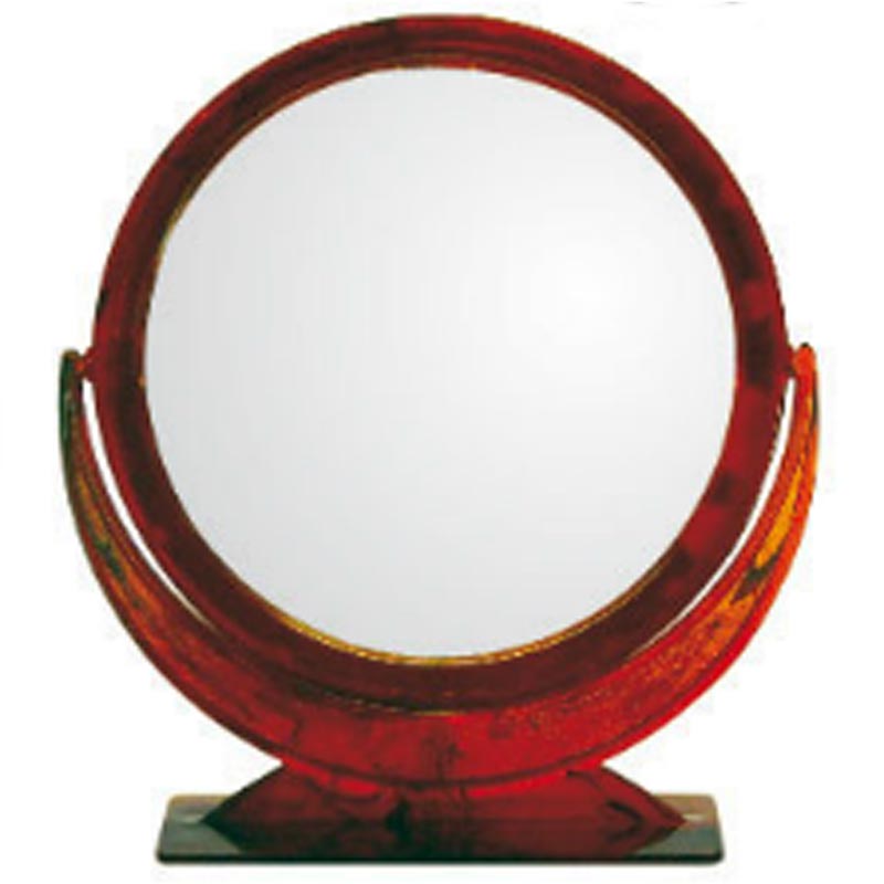E00316 ESPEJO DOBLE FAZ REDONDO CON PIE NCNL