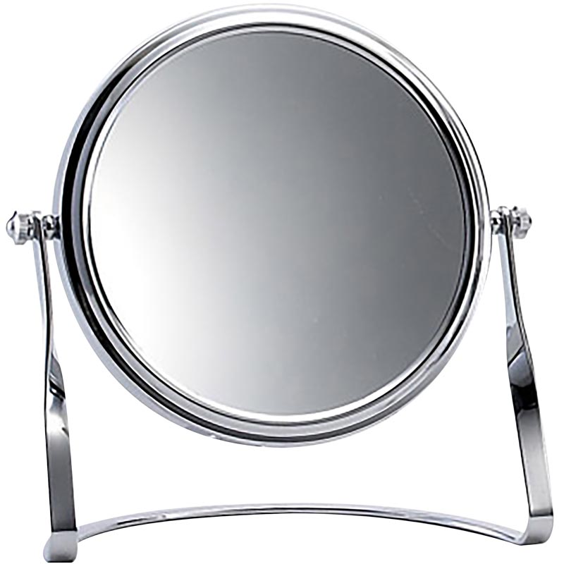 E00323 ESPEJO METAL 15CM 5X C/ APOYO NEW