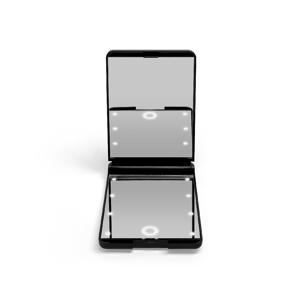 ESPEJO CARTERA 1X - 2X (8 LUCES LED) | Vista 2