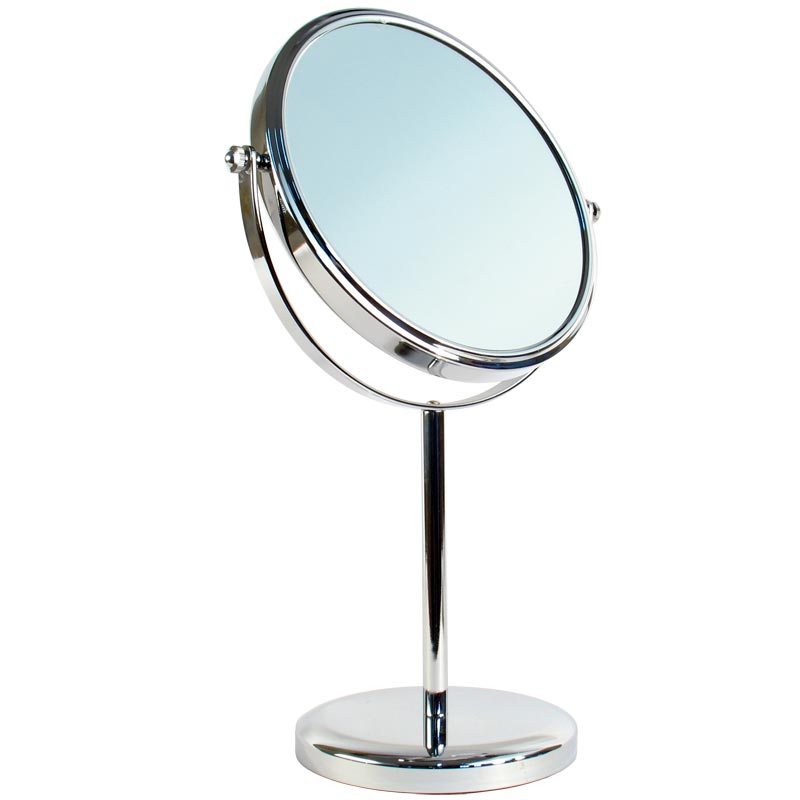 E01400 ESPEJO METAL 20 CM 3X RED C/PIE