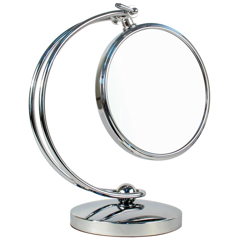 E02178 ESPEJO METAL MOVIBLE 20CM 5X.