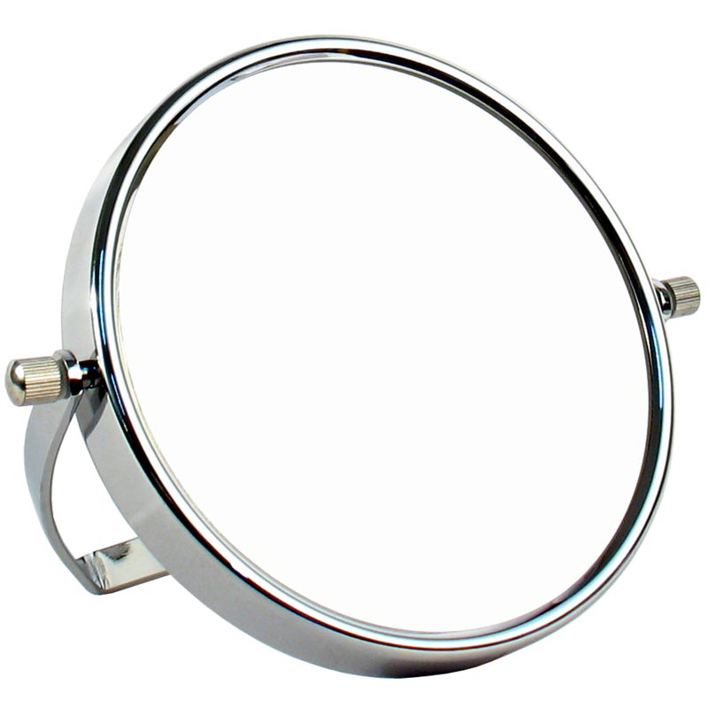 E02447 ESPEJO METAL REDONDO 19CM 5X