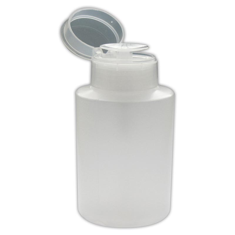 F00100 FRASCO DISPENSER QUITAESMALTE REDONDO 180 ML