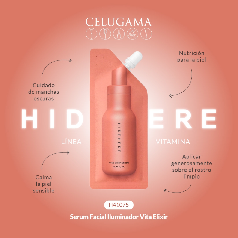 Serum Facial Iluminador Vita Elixir HIDEHERE 25 ml | Vista 2