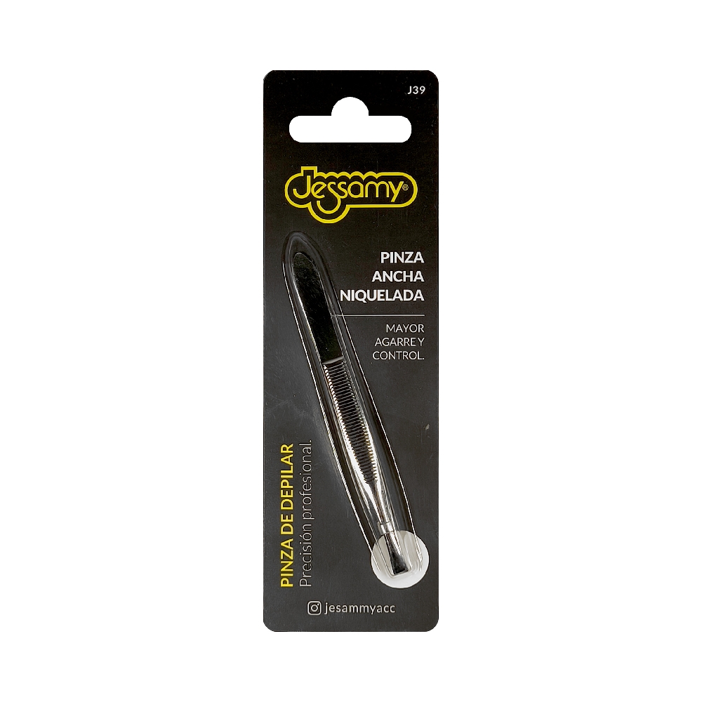 PINZA ANCHA NIQUELADA | Vista 2