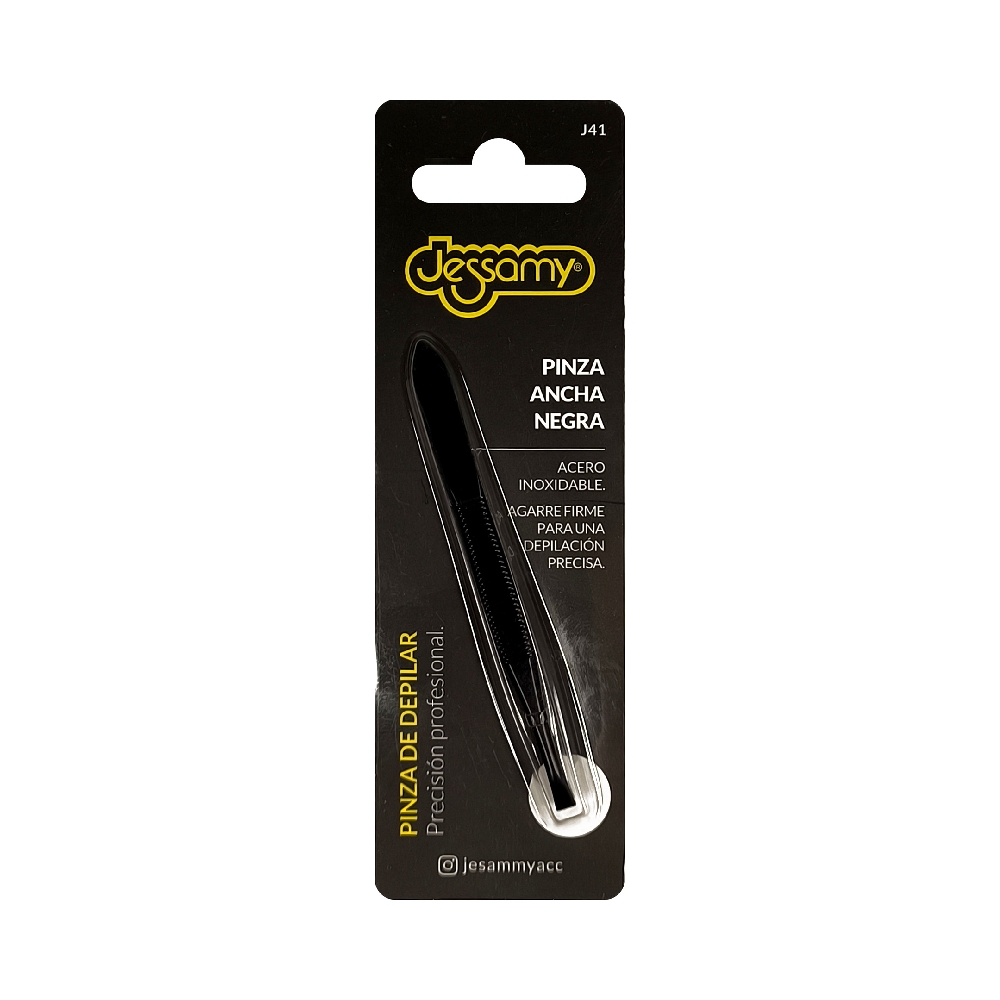 PINZA ANCHA NEGRA | Vista 2