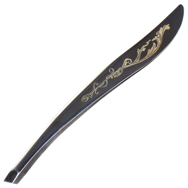 J00051 PINZA SESG NIQUELADA DECORADA ACERO INOXIDABLE