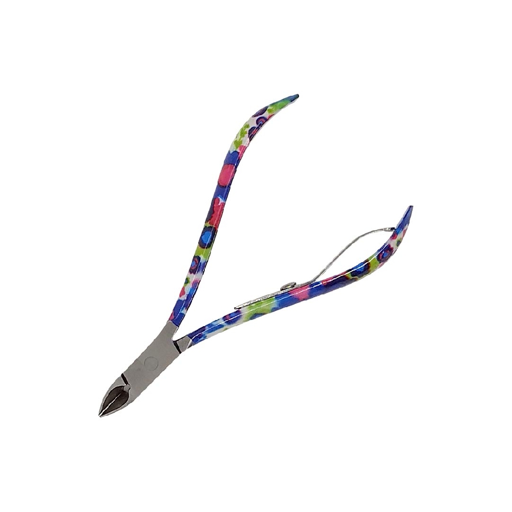 J01052 ALICATE CORTACUTICULAS MGO DECORADO