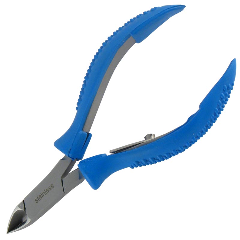 J01176 ALICATE CORTA CUTICULAS CON MGO DE GOMA