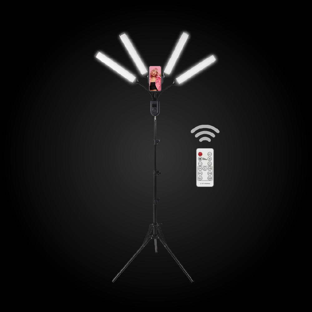 LÁMPARA LED 4 TUBOS | Vista 3