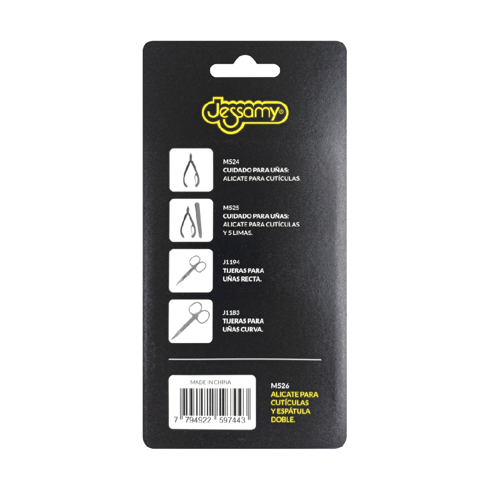 ALICATE CORTACUTICULAS MGO PCO + ESPATULA DOBLE | Vista 3