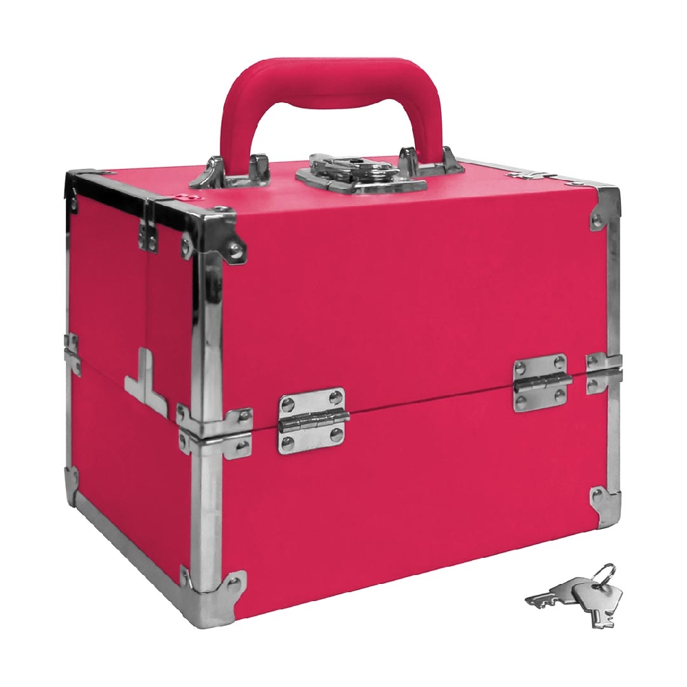 M00606 Malet&iacute;n Color con llave (2 Bandejas) 225x167x167