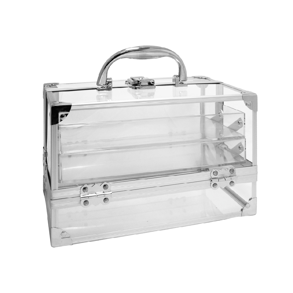 M00630 MALETIN ACRILICO 2 BANDEJAS 235X150X145