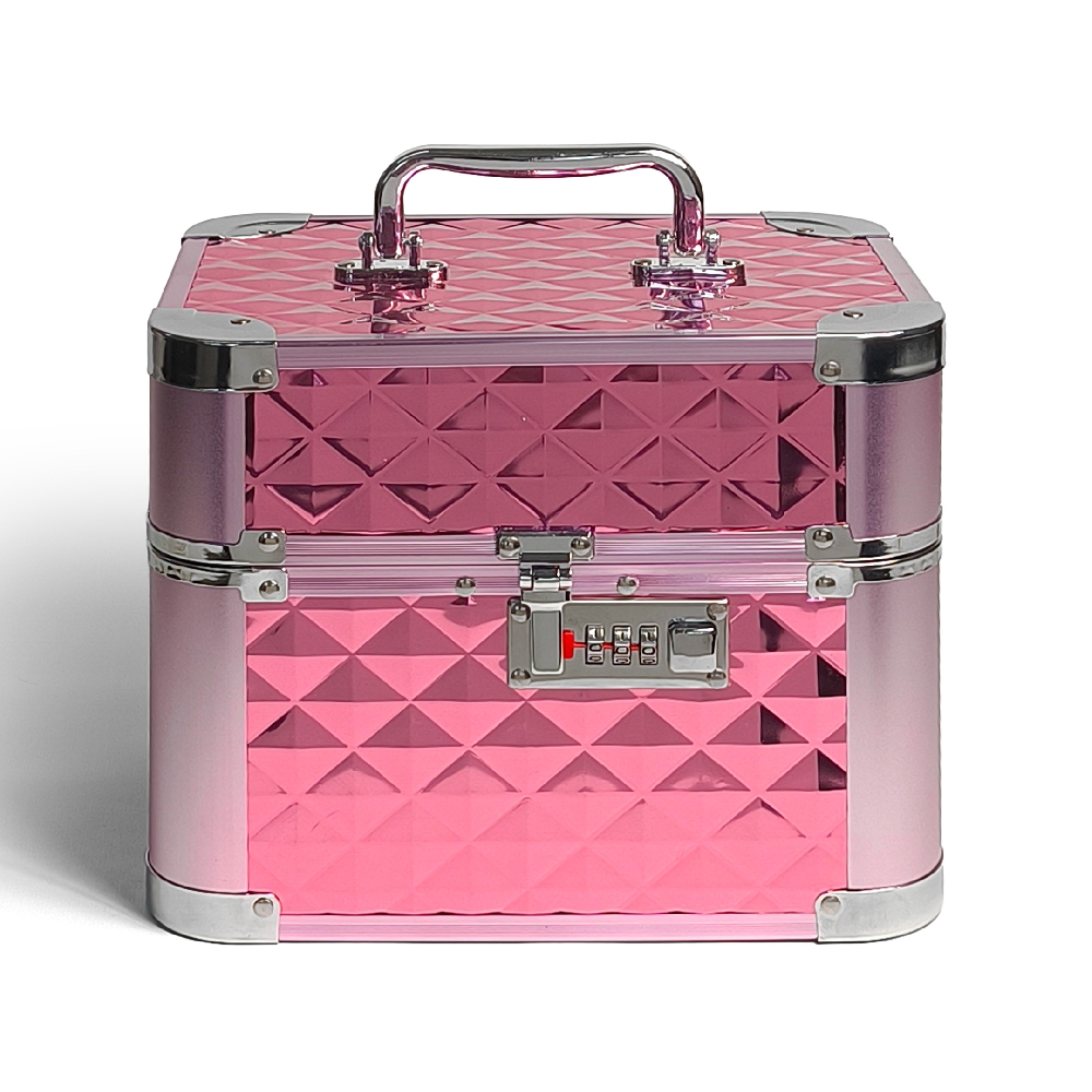 Maletín Organizer Pro 4 Bandejas Cerradura Espejo | Vista 3