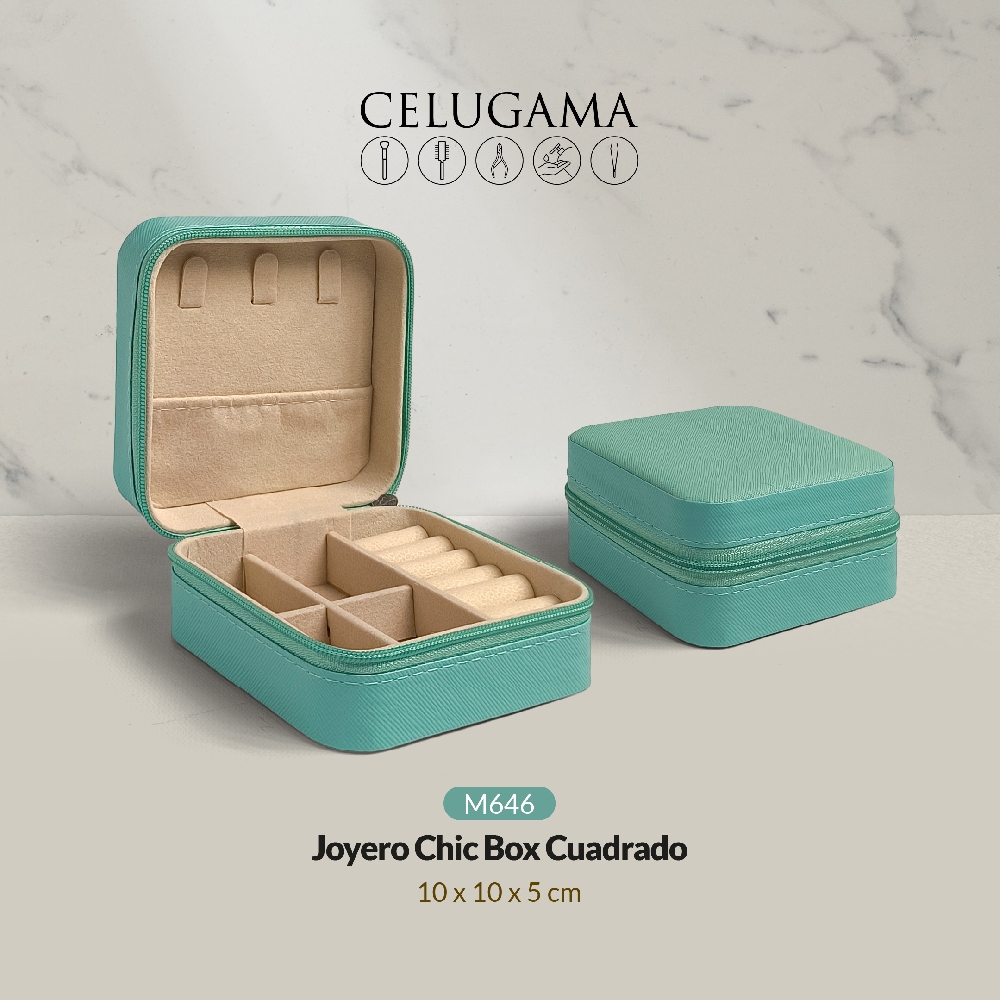 JOYERO CHIC BOX CUADRADO 10x10x5 cm | Vista 5