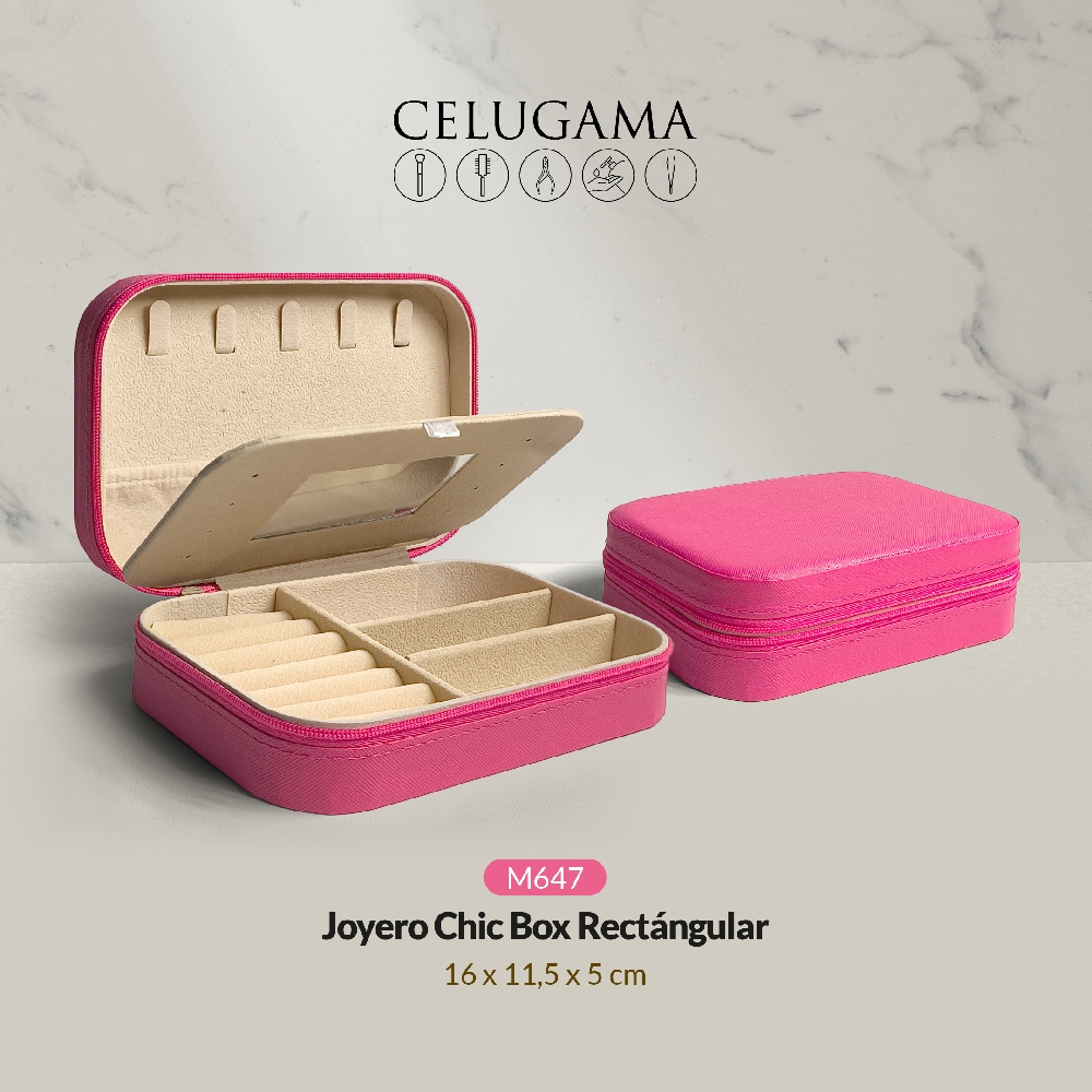 JOYERO ELEGANCE RECTANGULAR 16x11,5x5 cm | Vista 5