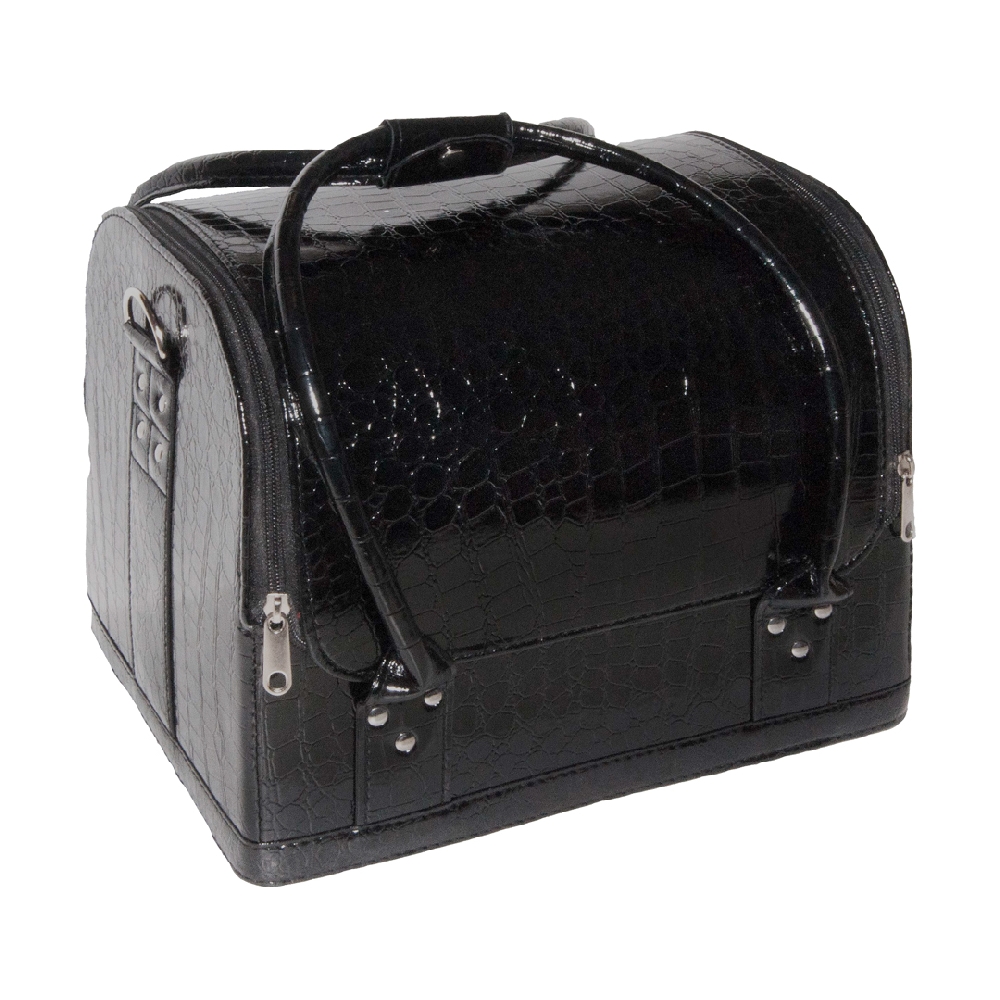 M01001 MALET&Iacute;N NEGRO CROCO BA&Uacute;L