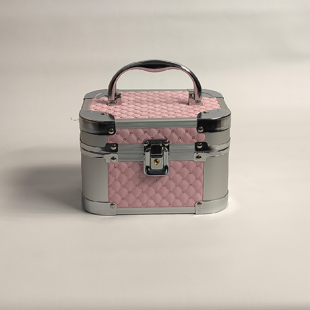 Maletín PVC chico con alhajero + 1 bandeja | Vista 3