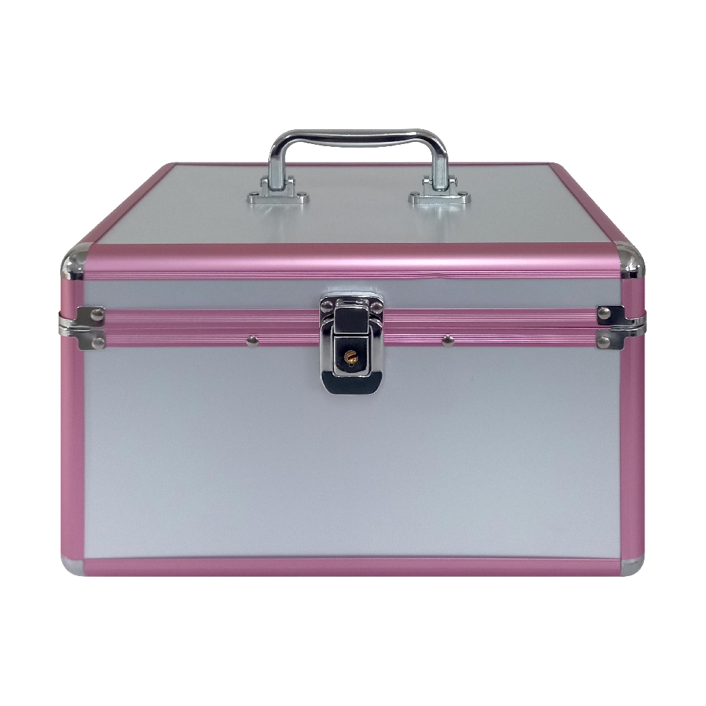 M03099 Malet&iacute;n aluminio con 2 bandejas