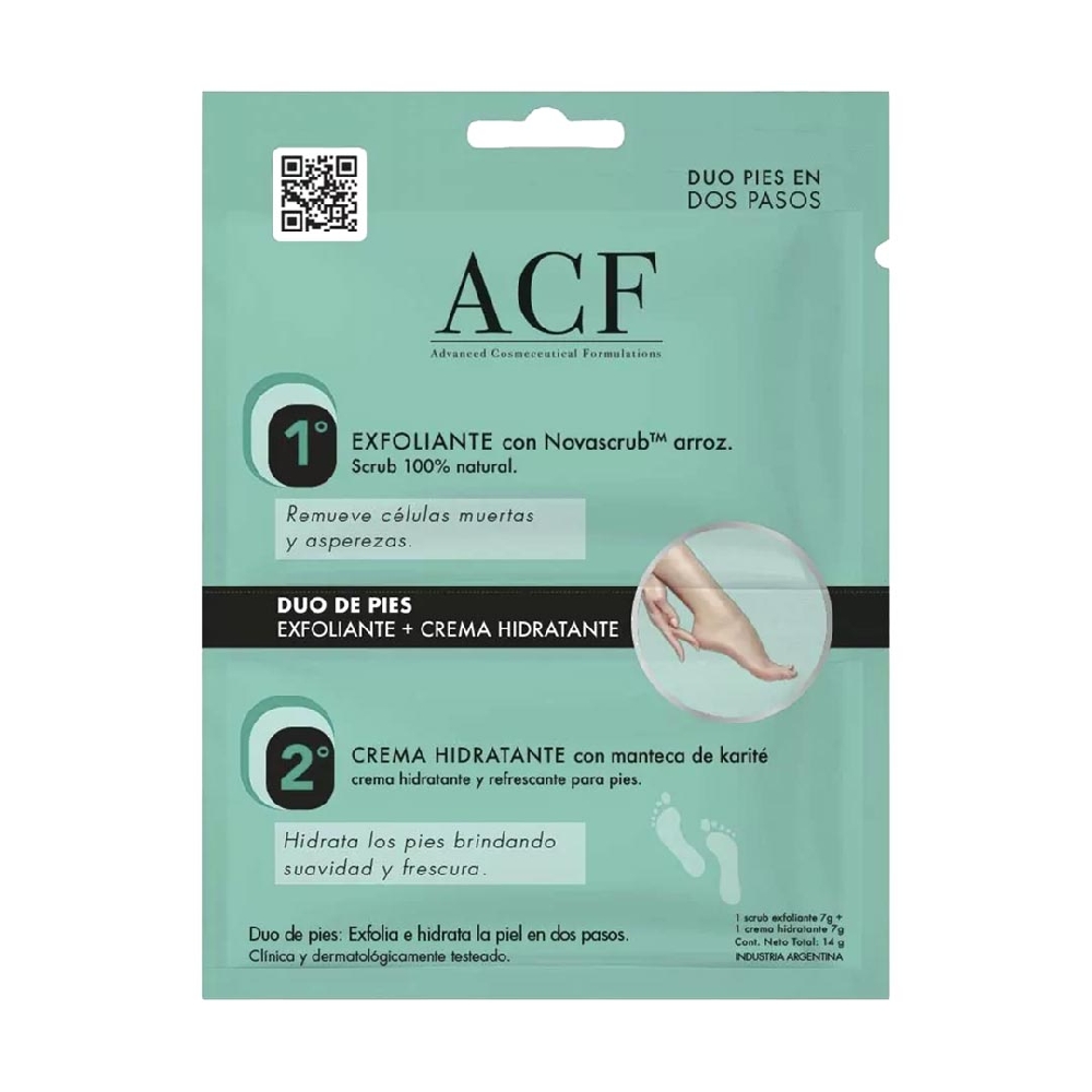 M21161 ACF DUO DE PIES EXFOLIANTE + CREMA HIDRATANTE