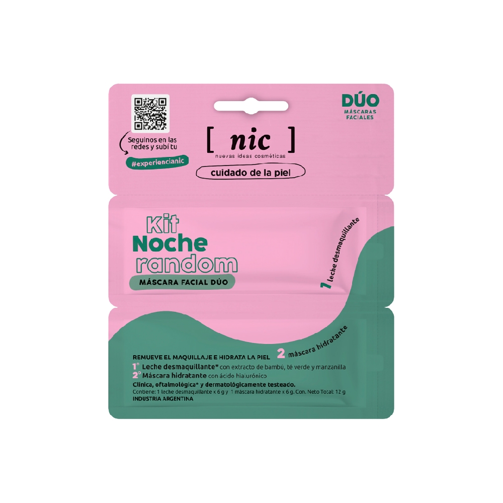 M21255 MASCARA FACIAL DUO KIT NOCHE RANDOM  NIC