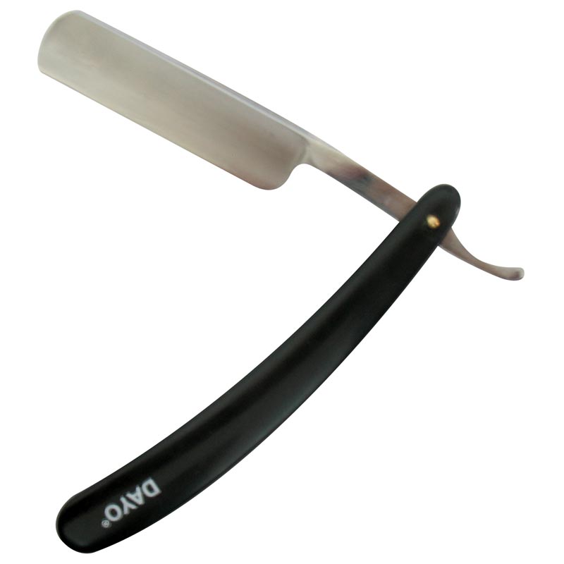 N01549 NAVAJA BARBERO METAL - MANGO NEGRO