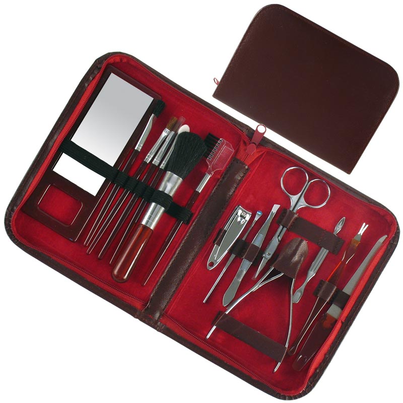 N06332 NECESER MANICURA Y MAQUILLAJE C/ESP 15 PZAS